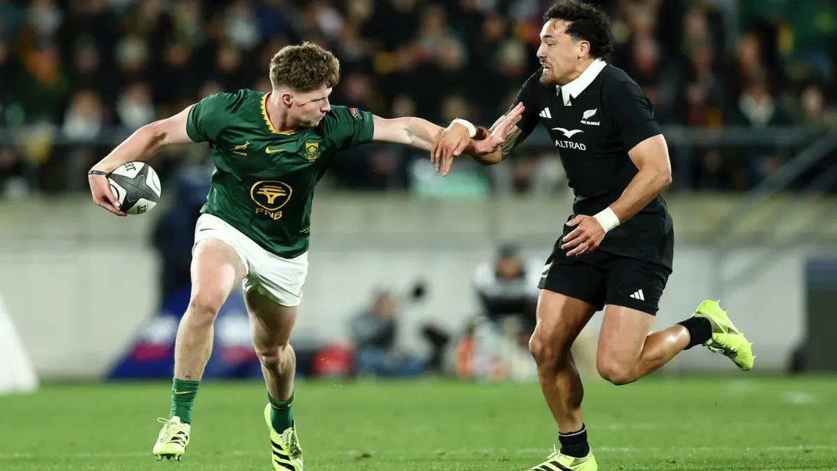 Ethan Hooker Shines in Springboks Victory Over All Blacks